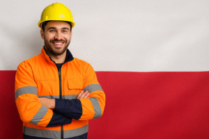 Hantverkare från polen som ska jobba i Sverige